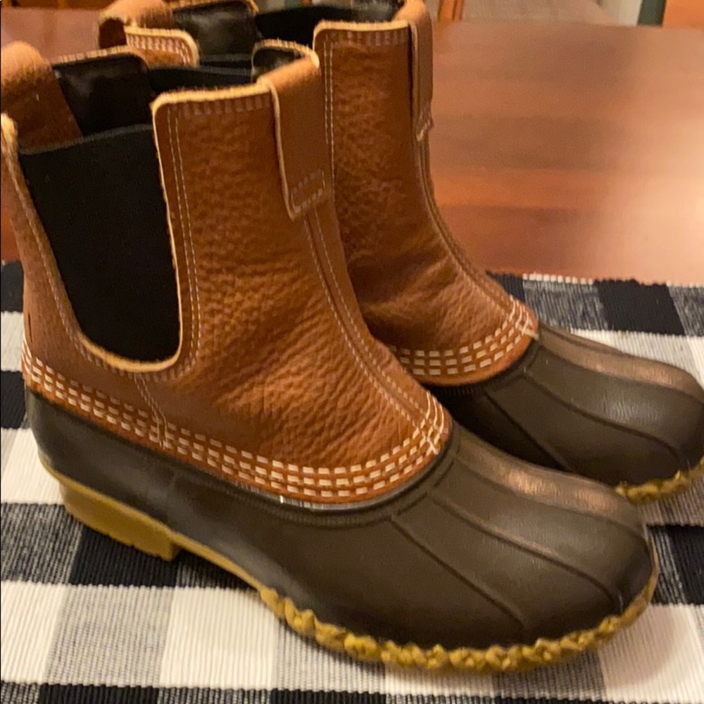 LL Bean pull on bean boots
